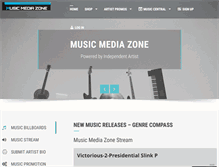 Tablet Screenshot of musicmediazone.com